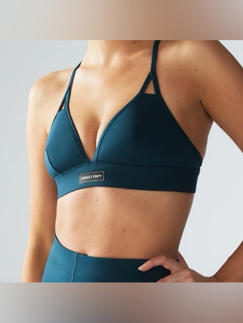 Savage X Fenty - Teal Sports Bra - Brand new!
